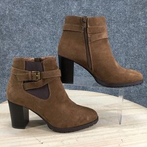 NWT Style & Co. Tan Suede Heeled Boots